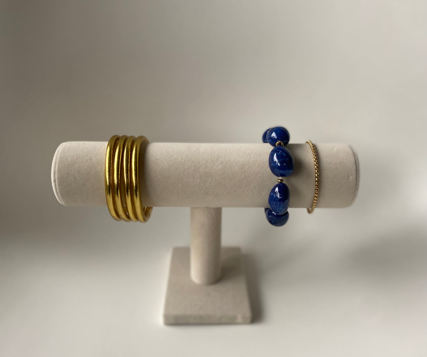 Bracelet Ovale Bleu Nuit