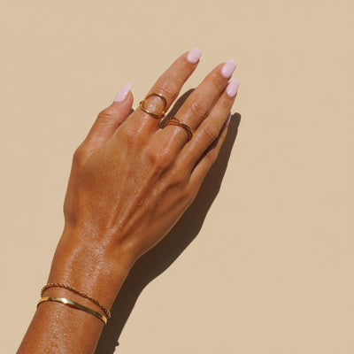 Bague Linéa Torsadée – Doré ou Argenté